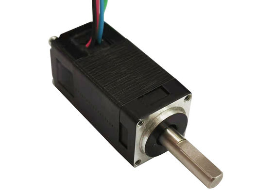 High Precision NEMA6 Hybrid Stepper Motor with 14mm Size 1.7V Rated Voltage and 22Ω/phase Resistance
