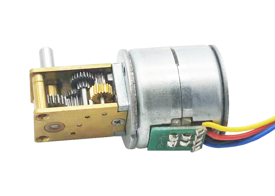 Output Shaft Customized 20mm Stepper Motor And Worm Gearbox