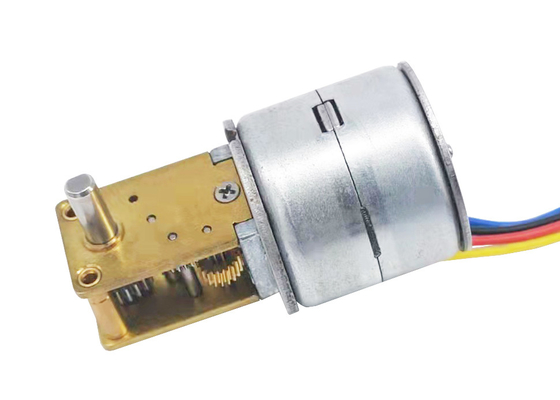 Output Shaft Customized 20mm Stepper Motor And Worm Gearbox