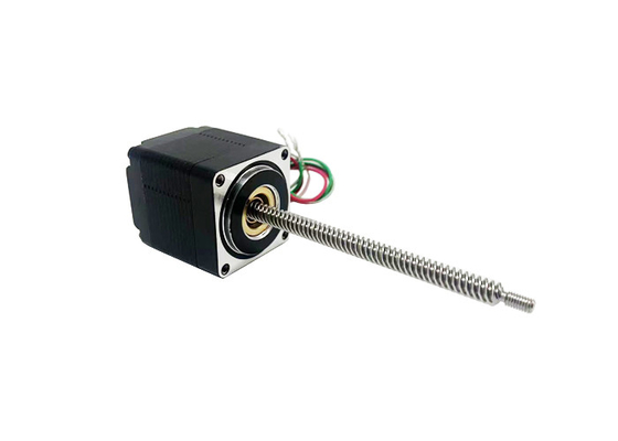 Nema 11 (28mm) hybrid stepper motor, bipolar, 4-lead, ACME lead screw, low noise, long life, high performance.