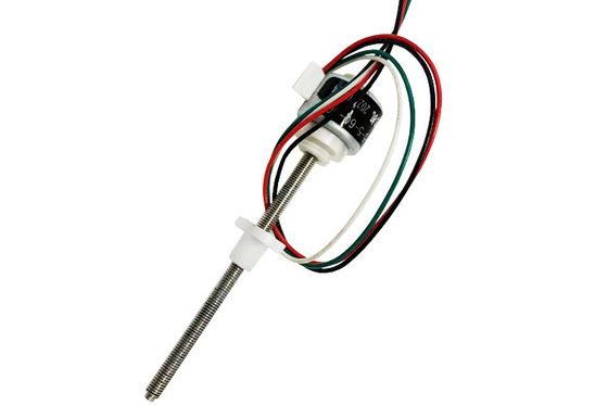 High Resolution T-Shape Screw 15mm Linear Stepper Motor 24mm Stroke