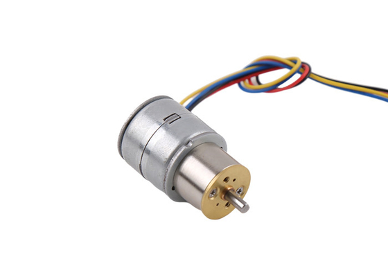 4 Wire Dual Output Shaft Motor 20mm Geared DC Motor With Cylinder Gearbox