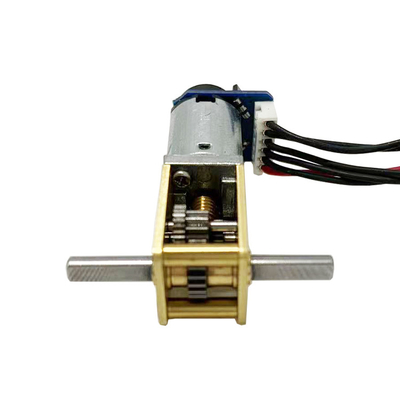 12 V Brush DC Gear Motor With Worm Gearbox for Electric Door Locks