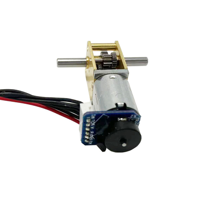 12 V Brush DC Gear Motor With Worm Gearbox for Electric Door Locks