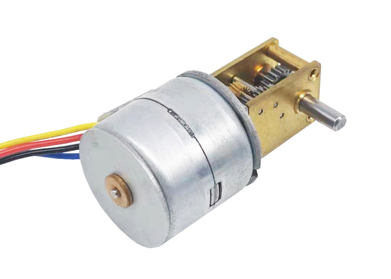 Output Shaft Customized 20mm Stepper Motor And Worm Gearbox