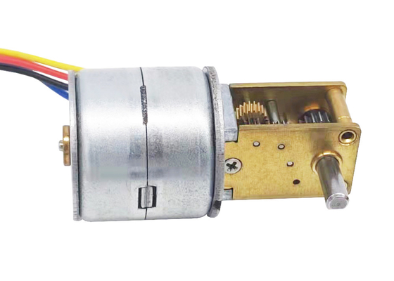 Output Shaft Customized 20mm Stepper Motor And Worm Gearbox
