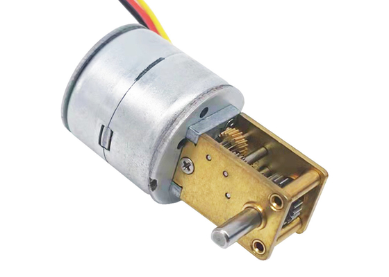 Output Shaft Customized 20mm Stepper Motor And Worm Gearbox