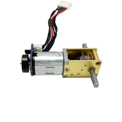 12 V Brush DC Gear Motor With Worm Gearbox for Electric Door Locks