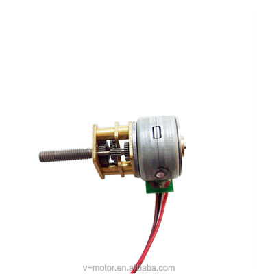 15mm 2 Phase 4 Wire Micro Stepper Motor Metal Gearbox 5V 18 Degree Step Angle Geared Stepper Motor
