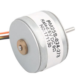 5 V 18 ° Step Angle Durable 25mm Permanent Magnet Stepper Motor Two Phase Four Wire for Medical instruments